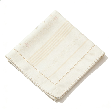 Subtle Stitch Detail Linen Napkin