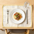 Leaf Print Bordered Placemat