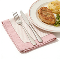 Pink & White Stripe Cotton Napkin