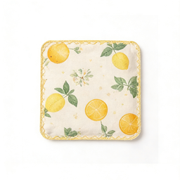 Lemon Print Square Coaster