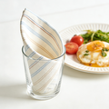 Neutral Stripe Linen-Blend Napkin