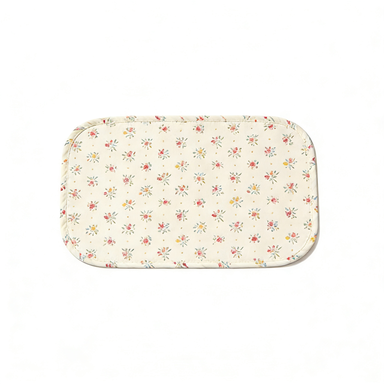 Off-White Ditsy Floral Oval Placemat