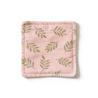 Blush Pink Leafy Branch Coaster